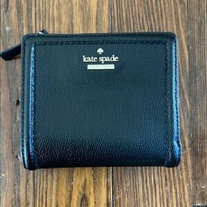 Kate Spade Black Leather Wallet